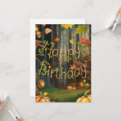 Carte Joli Editable Cosy Automne Automne Automne Happy A (Devant/Arrière en situation)