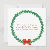 Carte Joli elfe de Noël avec mandoline (Dos)