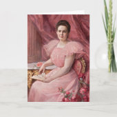 Carte Joli en rose | Paul De La Boulaye (Devant)