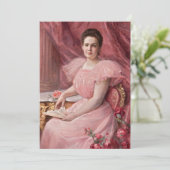 Carte Joli en rose | Paul De La Boulaye (Debout devant)