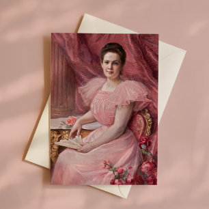 Carte Joli en rose Paul De La Boulaye