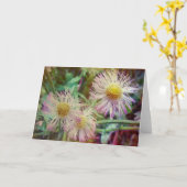 Carte Joli et rose (Fleur jaune)