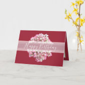 Carte Joli Floral Chic Hydrangea Flower rose Anniversair (Fleur jaune)