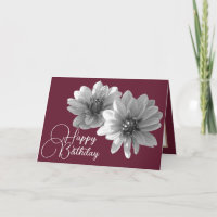 Joli Floral Elegant Dahlia Fleur Rouge Anniversair