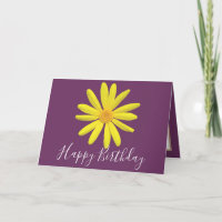 Joli Floral Moderne Fleur Fleur pourpre Anniversai