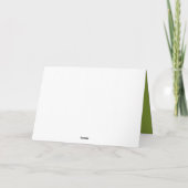 Carte Joli Floral Moderne Fleur Vert Fleur Anniversaire (Dos)