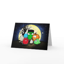 Joli Halloween des monstres mignons