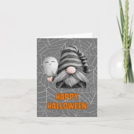 Carte Joli Halloween Gonk (Devant)