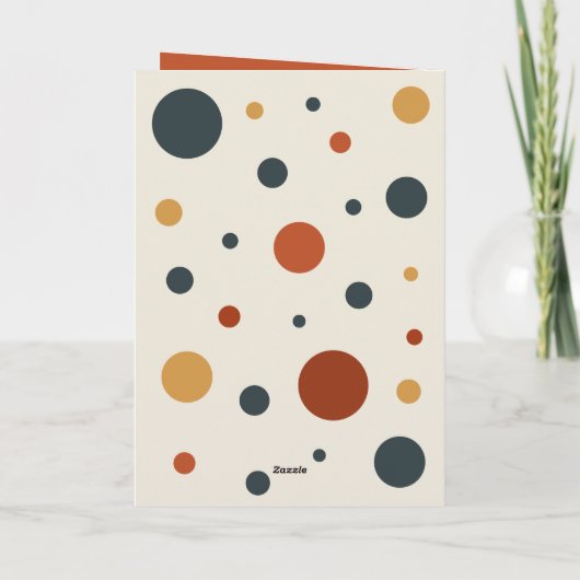 Carte Joli Halloween Monster Éffrayant automne décor (Dos)