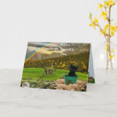 Carte Joli Jack La Saint Patrick du Chat (Fleur jaune)