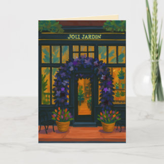 Carte Joli Jardin