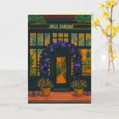 Carte Joli Jardin (Fleur jaune)