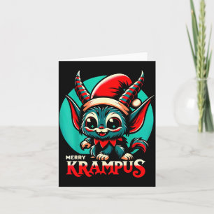 Carte Joli Krampus joyeux Noël vacances 30’s Rétro Ca