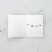 Carte Joli lapin de Pâques (Intérieur)