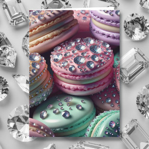 Carte Joli Macaron Birthday Bling