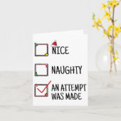 Carte Joli méchant une tentative a été faite drôle enfan (Fleur jaune)