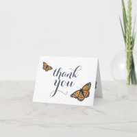 Joli Monarch Papillon Art Merci Note