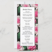 Carte Joli motif fleuri rose boho (Dos)