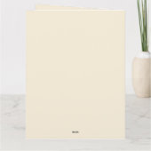 Carte Joli motif géométrique beige rosé (Dos)