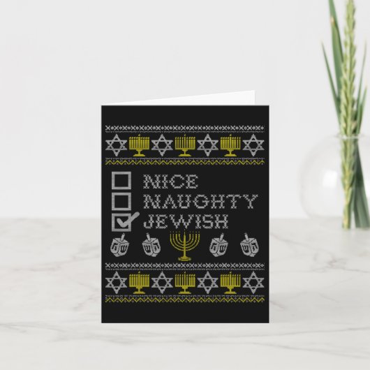 Carte Joli Naughty Juif (Devant)