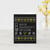 Carte Joli Naughty Juif (Fleur jaune)