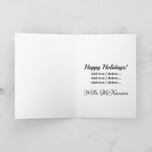 Carte Joli Noël (Intérieur)