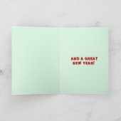 Carte Joli Noël Snowman (Intérieur)