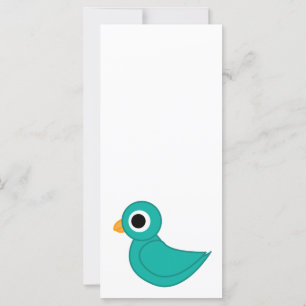 Carte Joli oiseau bleu