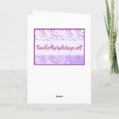Carte Joli Papillon pourpre | Mlle You (Dos)