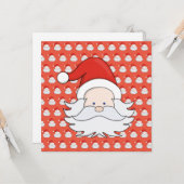 Carte Joli Père Noël (Devant/Arrière en situation)