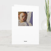 Carte Joli petit ange enfant (Dos)