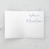 Carte Joli Pixie de Noël des Fêtes (Intérieur)