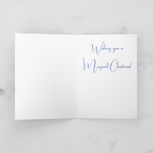Carte Joli Pixie de Noël des Fêtes (Intérieur)