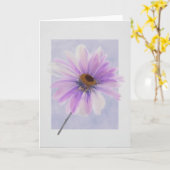Carte Joli Posey Violet (Fleur jaune)