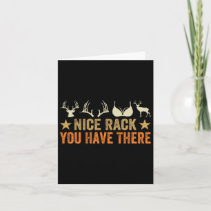 Carte Joli Râtelier Que Vous Avez Là - Chasseur Drôle -