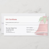 Carte Joli Red Christmas Bell certificat cadeau de vacan (Dos)