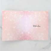 Carte Joli rose moderne Joyeux anniversaire Fiance (Intérieur)
