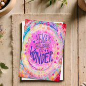 Carte Joli rose ne perdez jamais votre sens de l'émervei