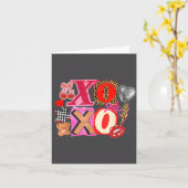 Carte Joli Saint-Valentin Xoxo Drôle Saint-Valentin Cœur (Fleur jaune)