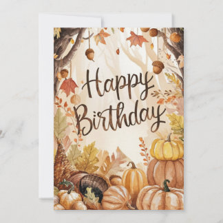 Carte Joli Souhait D'Automne Automne Automne Happy Anniv