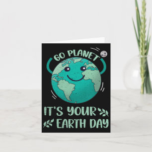 Carte Joli T-Shirt pour la Journée de la Terre Bonne Jou