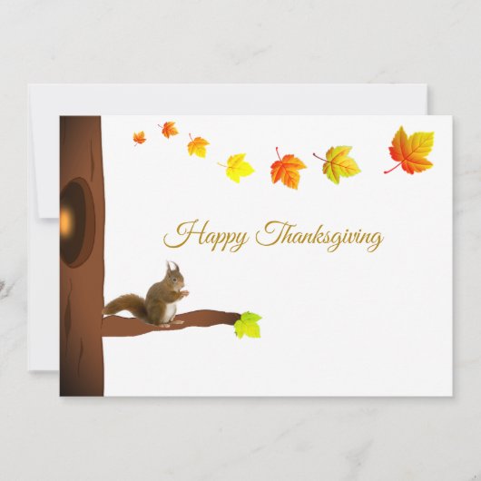 Carte Joli Thanksgiving (Devant)