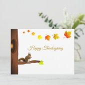 Carte Joli Thanksgiving (Debout devant)