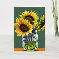 Joli tournesol dans Vases Art | Anniversaire de So