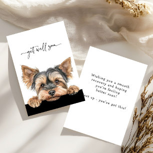 Carte Joli Yorkie qui regarde - Script - Prompt rétablis