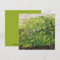 Jolie aquarelle Floral Bush peinture graphique