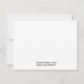 Carte Jolie Automne Colorado Mountain Stream (Dos)