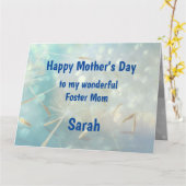 Carte Jolie Bonne Fête des Mères Marraine (Fleur jaune)