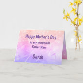 Carte Jolie Bonne Fête des Mères Marraine (Fleur jaune)