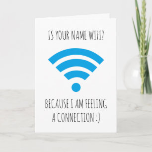 Carte Jolie connexion WiFi, Saint Valentin